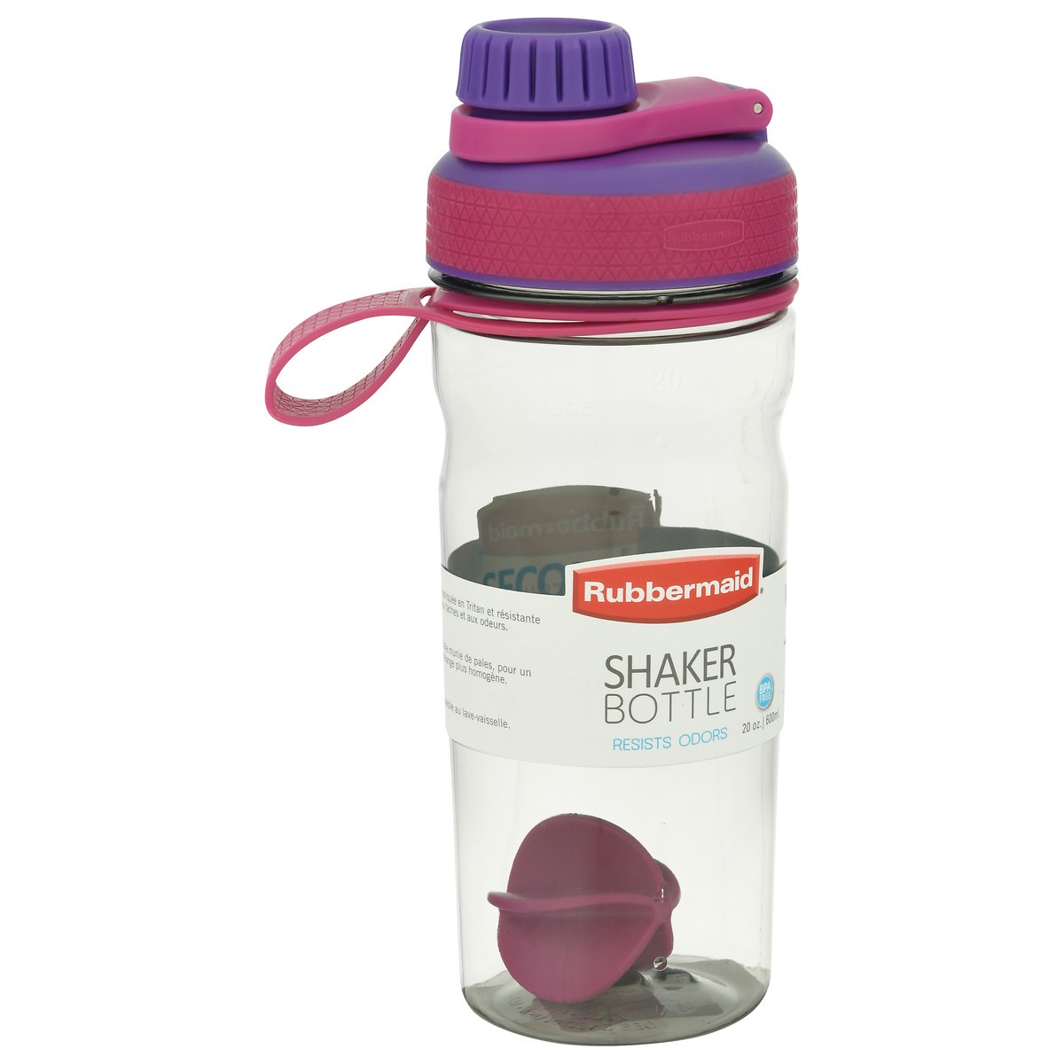 slide 5 of 9, Rubbermaid Shaker 20 Ounce Water Bottle 1 ea Sleeve, 1 ct