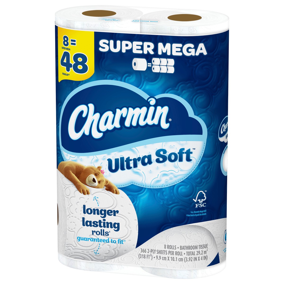 slide 2 of 5, Charmin Bath Tissue Soft, 349 sq ft
