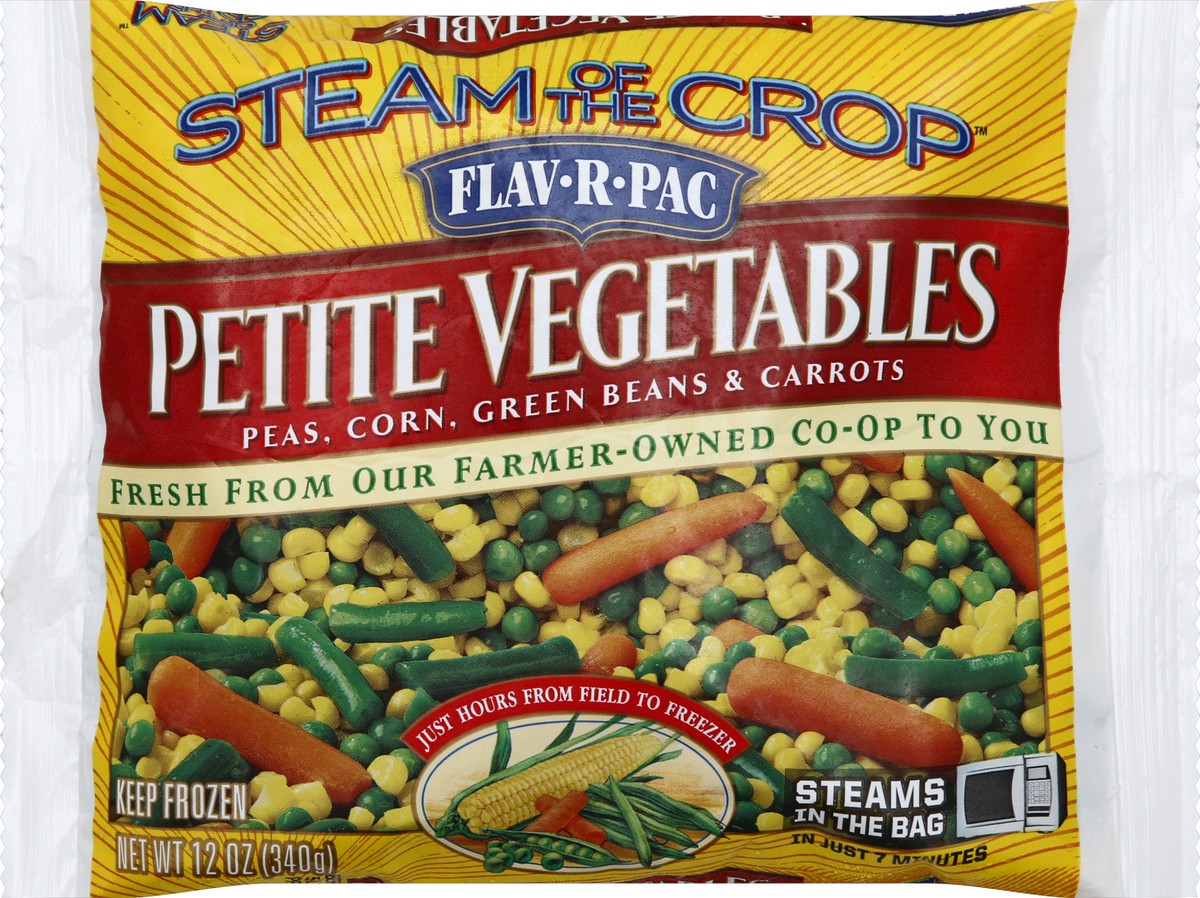 slide 6 of 6, Flav-R-Pac Petite Vegetables 12 oz, 12 oz