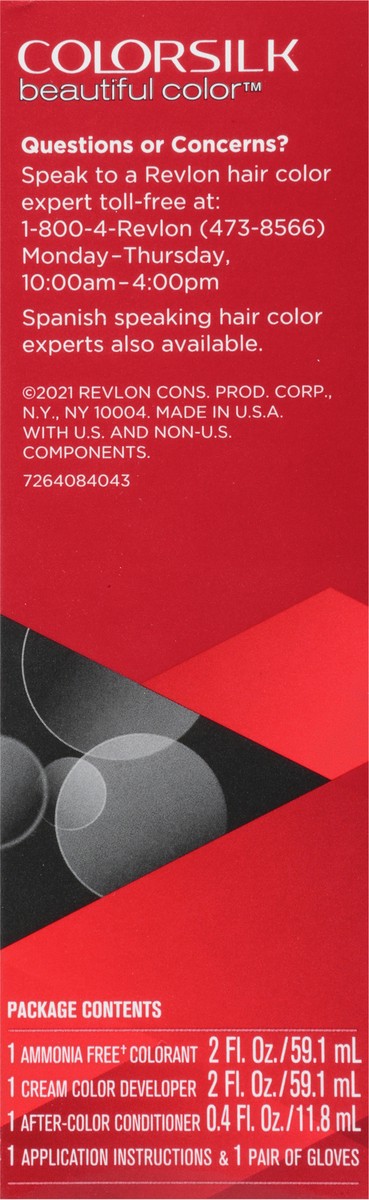 slide 6 of 11, Revlon Colorsilk 43 Medium Golden Brown Vegan Keratin Permanent Hair Color 1 Each, 1 ct