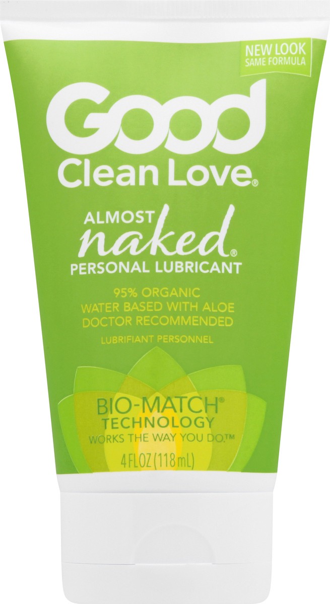 slide 10 of 12, Good Clean Love Almost Naked Personal Lubricant 4 oz, 4 oz