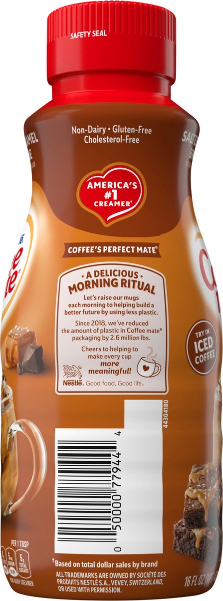 slide 6 of 13, Coffee-Mate Nestle Coffee Mate Salted Caramel Brownie Liquid Coffee Creamer 16 fl oz., 16 fl oz