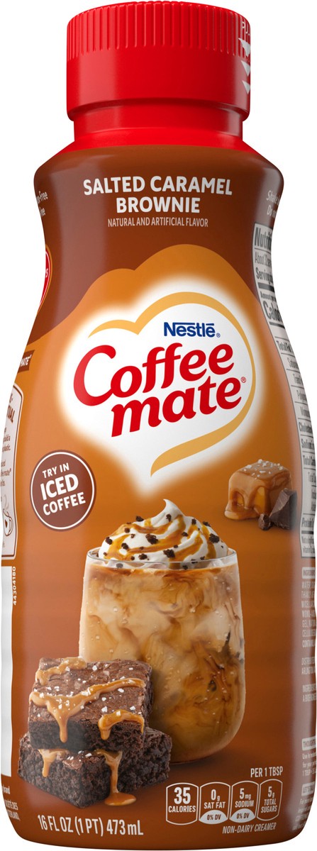 slide 4 of 13, Coffee-Mate Nestle Coffee Mate Salted Caramel Brownie Liquid Coffee Creamer 16 fl oz., 16 fl oz