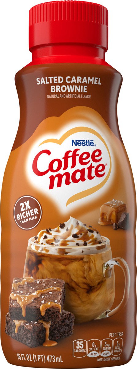 slide 2 of 13, Coffee-Mate Nestle Coffee Mate Salted Caramel Brownie Liquid Coffee Creamer 16 fl oz., 16 fl oz