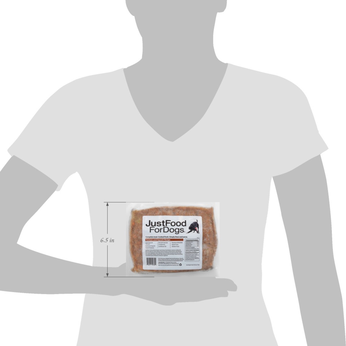 slide 4 of 15, JustFoodForDogs Daily Diets Venison & Squash Frozen Dog Food, 18 oz