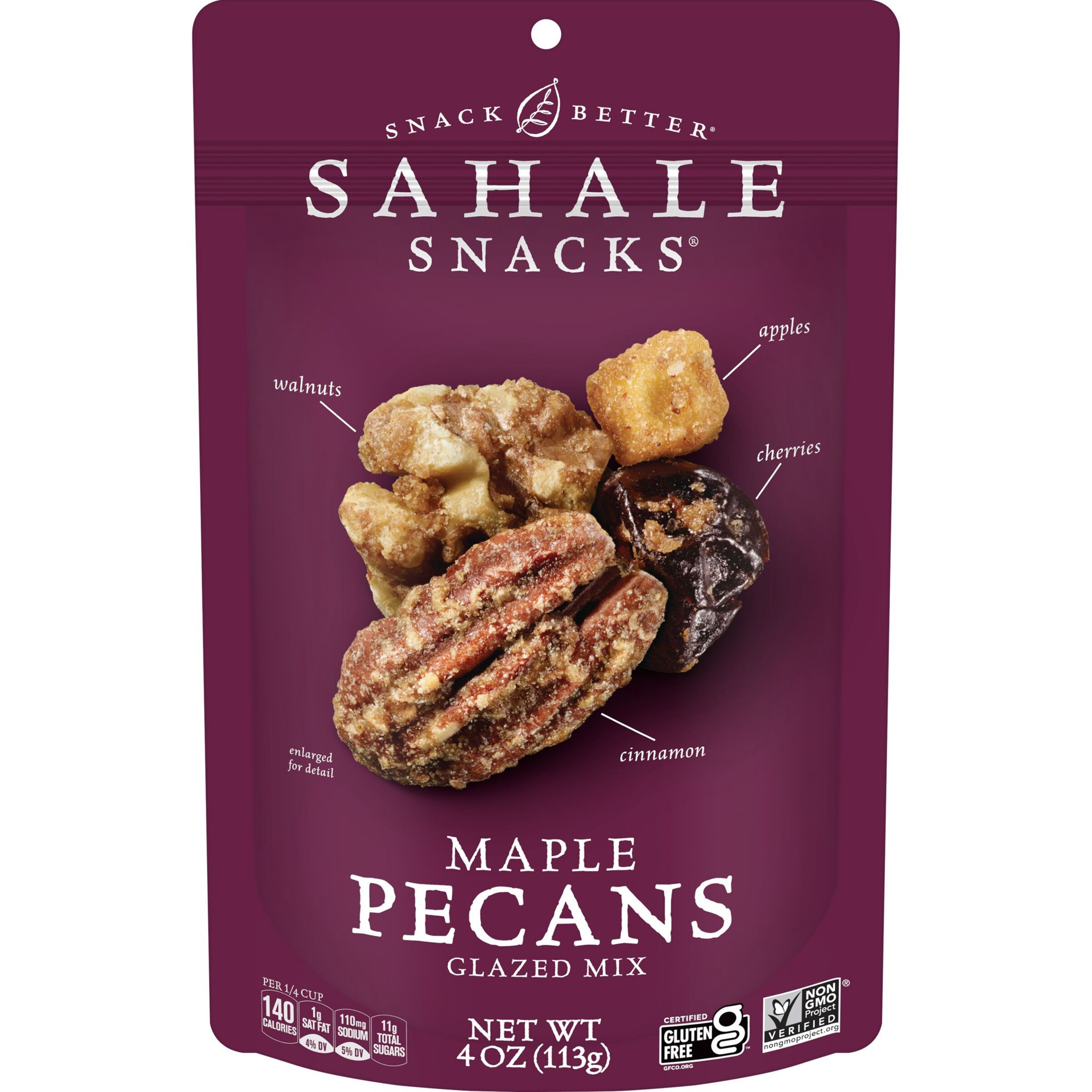 slide 1 of 5, Sahale Snacks Glazed Mix, Maple Pecans, 4 oz