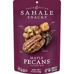 Sahale Snacks Glazed Mix, Maple Pecans - 4 oz