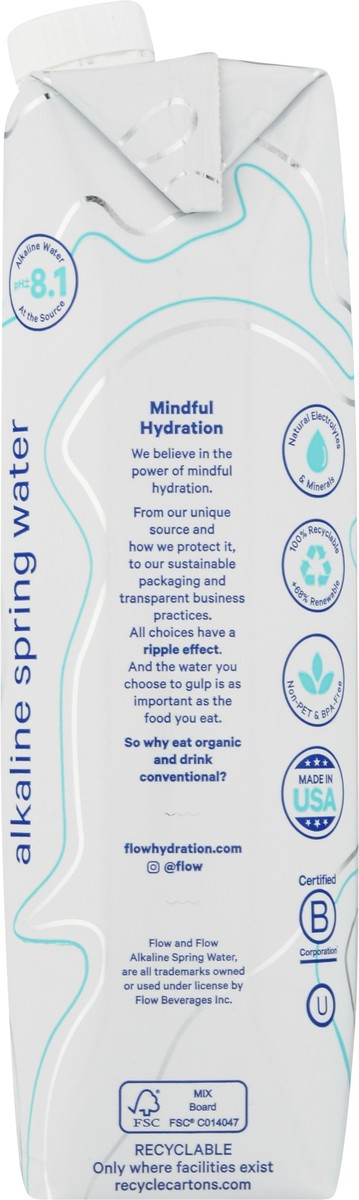 slide 6 of 13, Flow Alkaline Spring Water - 1 liter, 1 liter