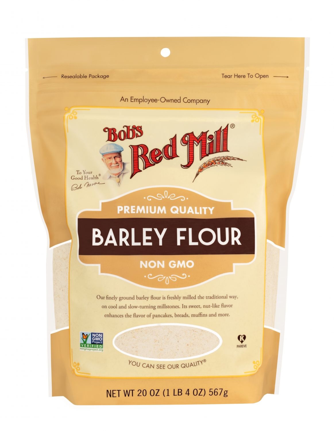 slide 1 of 8, Bobs Flour Barley, 1 ct