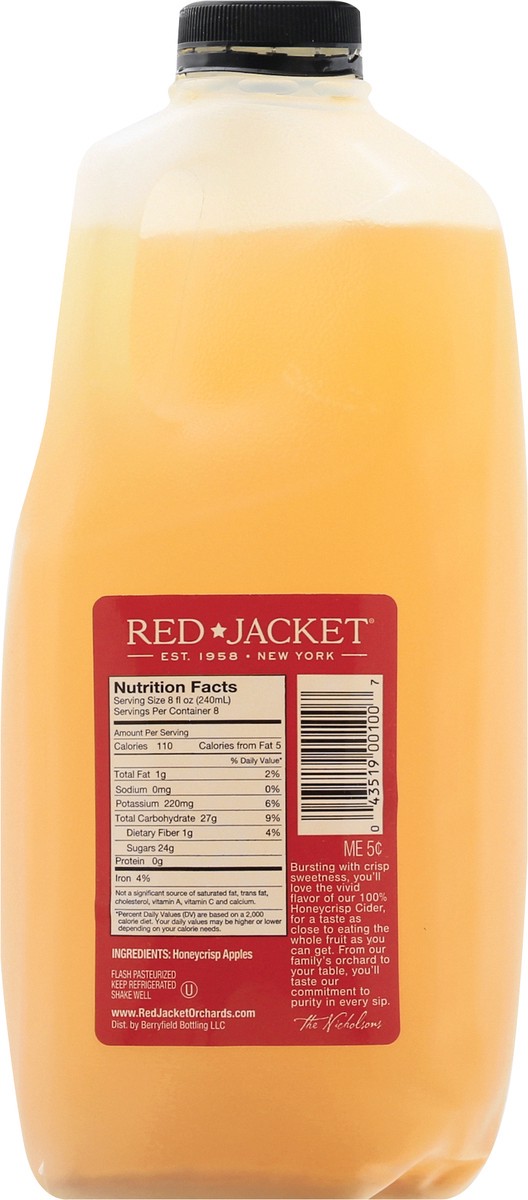 slide 8 of 13,  Red Jacket Honeycrisp Apple Cider- 1/2 gal, 1/2 gal