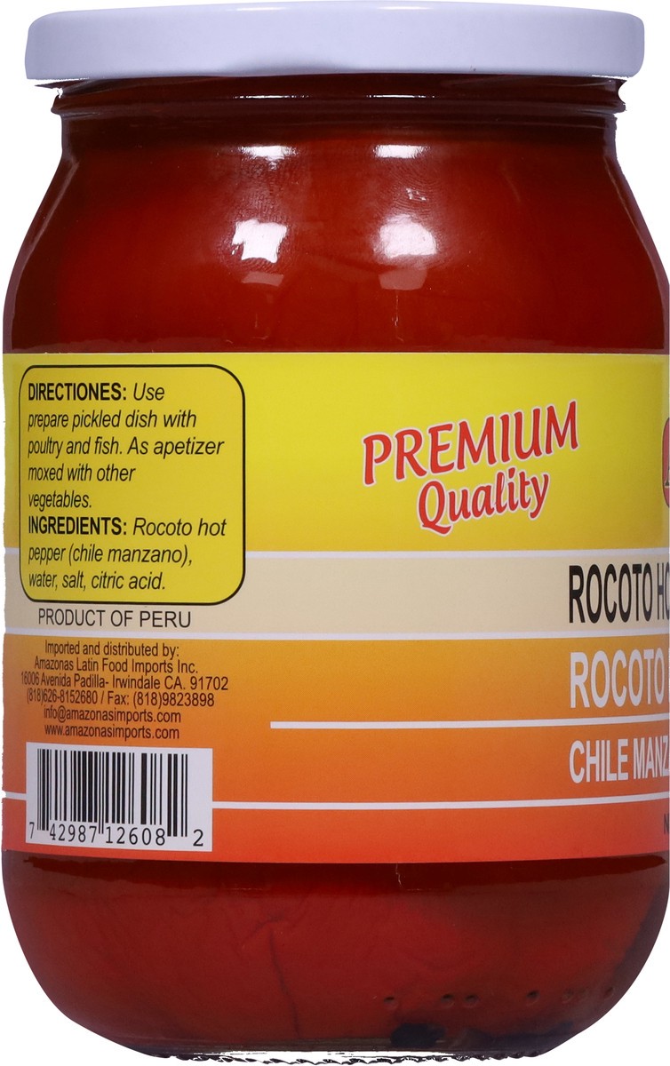 slide 11 of 13, Amazonas Rocoto Hot Pepper in Halves 15 oz, 15 oz