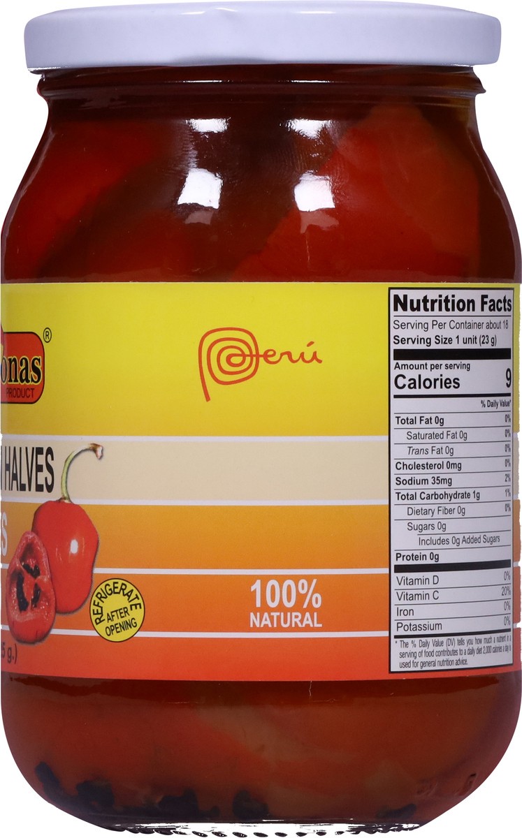 slide 6 of 13, Amazonas Rocoto Hot Pepper in Halves 15 oz, 15 oz