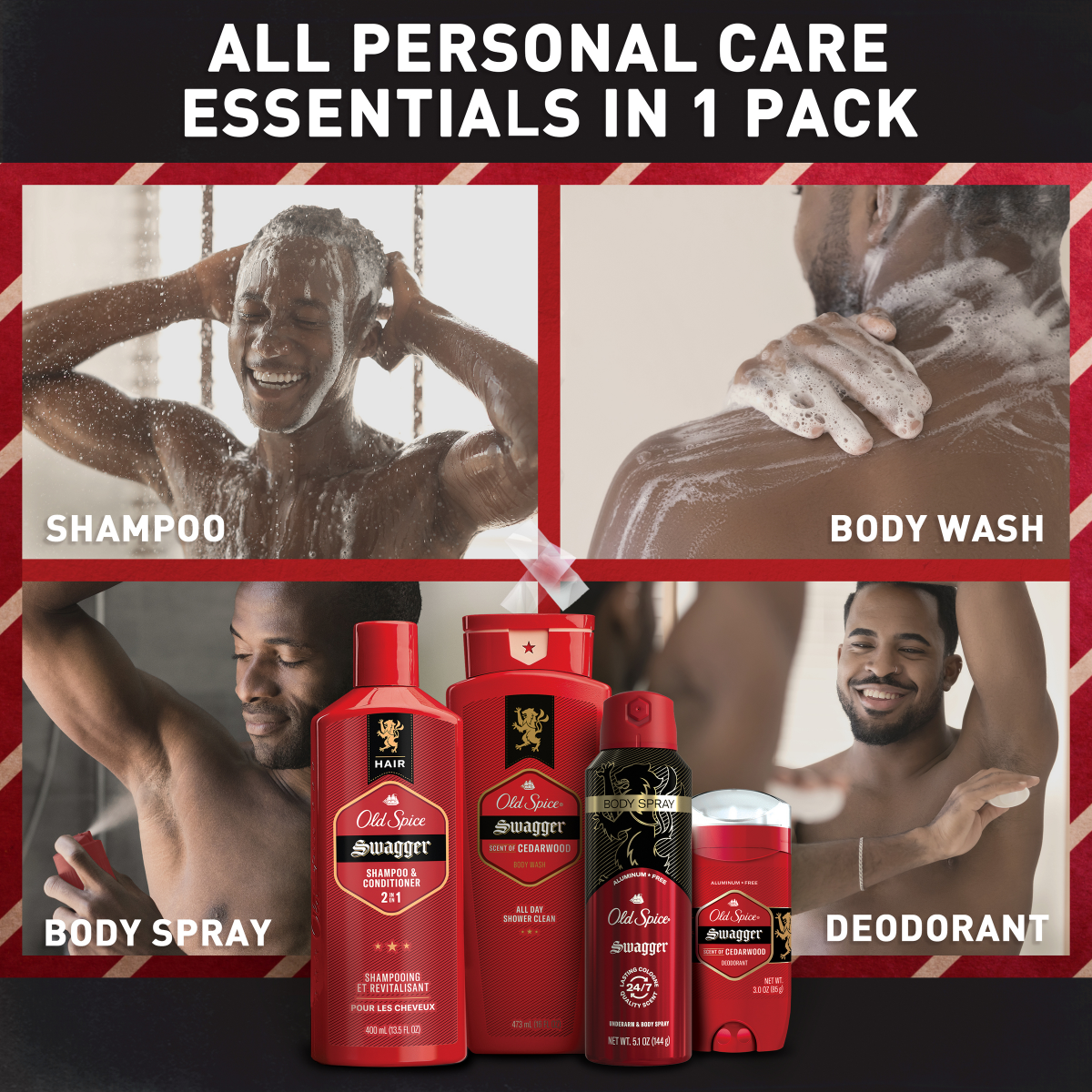 slide 10 of 25, Old Spice Holiday Men Gift Set Swagger, 1 ct