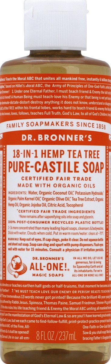 slide 2 of 2, Dr. Bronner's Soap 8 oz, 8 oz