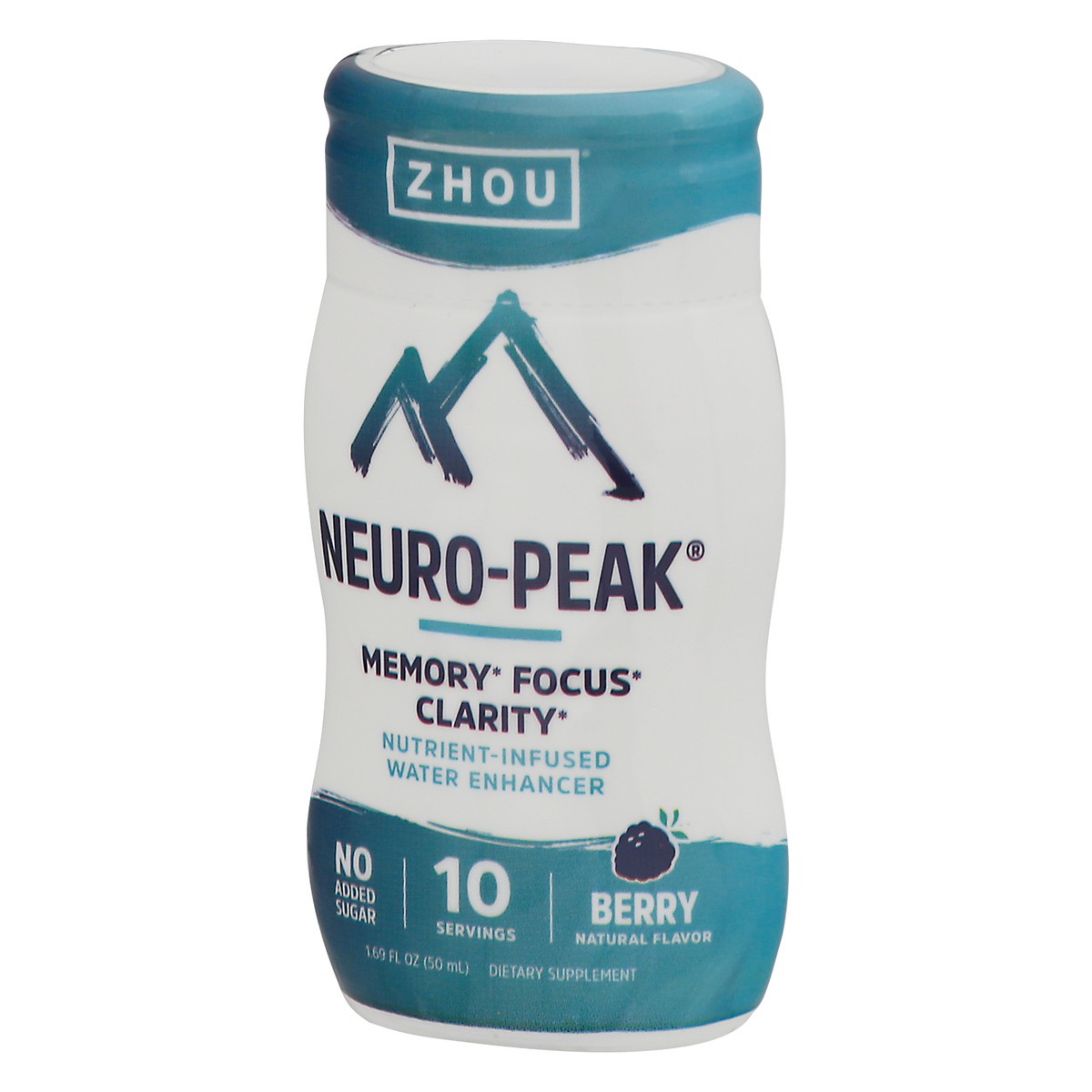 slide 7 of 12, Zhou Neuro-Peak Berry Nutrient-Infused Water Enhancer 1.69 fl oz Bottle, 1.69 fl oz