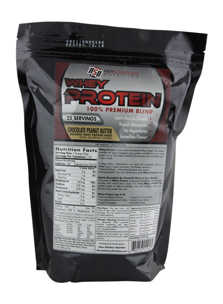 slide 1 of 1, Nsn Chocolate Pb Whey Protein Powder, 1.75 lb