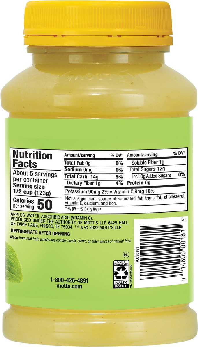slide 2 of 7, Mott's Motts Natural Applesauce, 23 oz