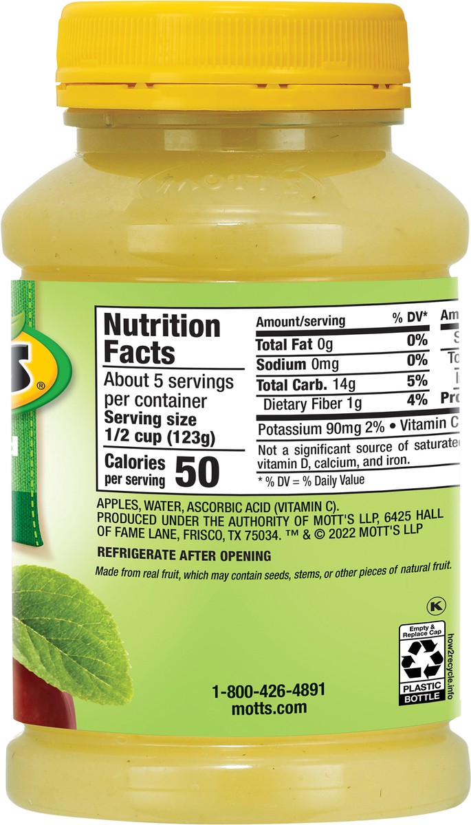 slide 3 of 7, Mott's Motts Natural Applesauce, 23 oz
