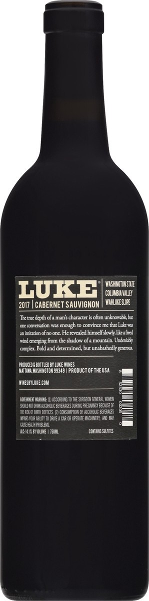 slide 2 of 9, Luke Columbia Valley Cabernet Sauvignon 750 ml, 750 ml
