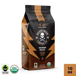 Death Wish Coffee Company Death Wish Coffee Co. Medium Roast Organic Ground Coffee - 10 oz