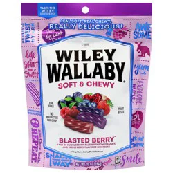 Wiley Wallaby Soft & Chewy Blasted Berry Licorice 10 oz