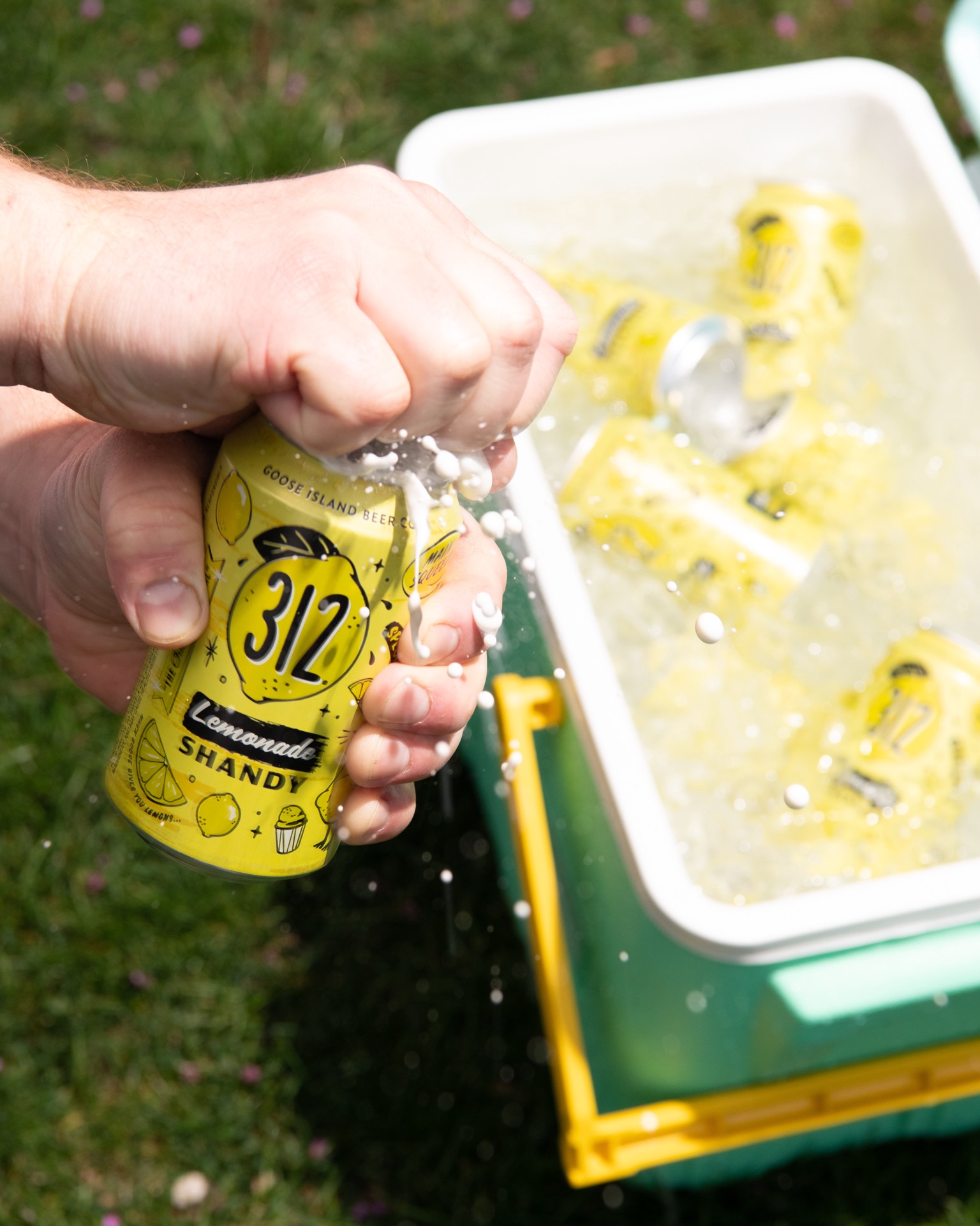 slide 2 of 5, Goose Island Beer Co. 312 Lemonade Shandy Beer, 6 Pack 12 fl. oz. Cans, 4.2% ABV, 312 liter