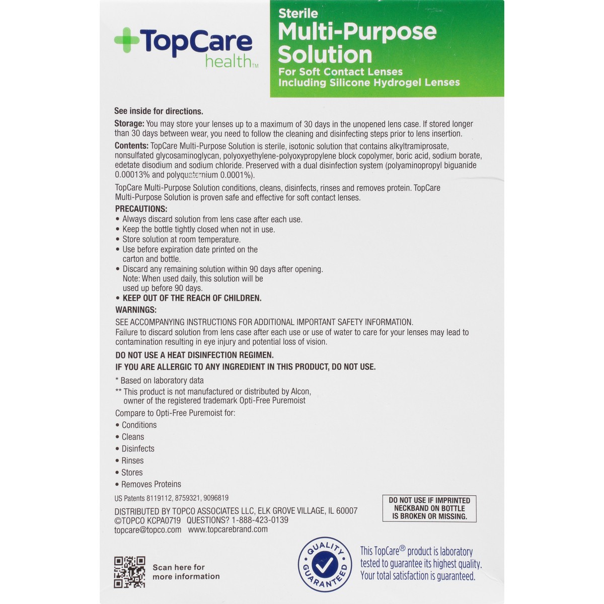slide 6 of 14, TopCare Health Sterile Multi-Purpose Solution Twin Pack 2 ea, 2 ct