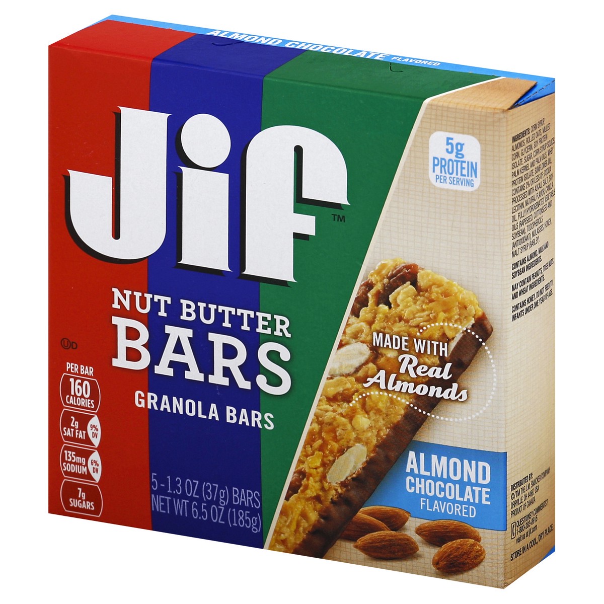 slide 6 of 10, Jif Nut Butter Bars 5 ea, 5 ct