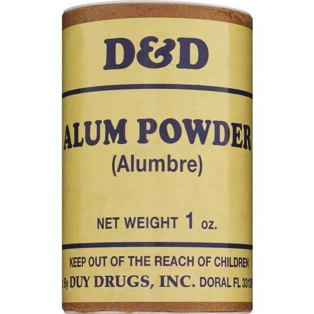 slide 1 of 1, D&D Alum Powder, 1 oz