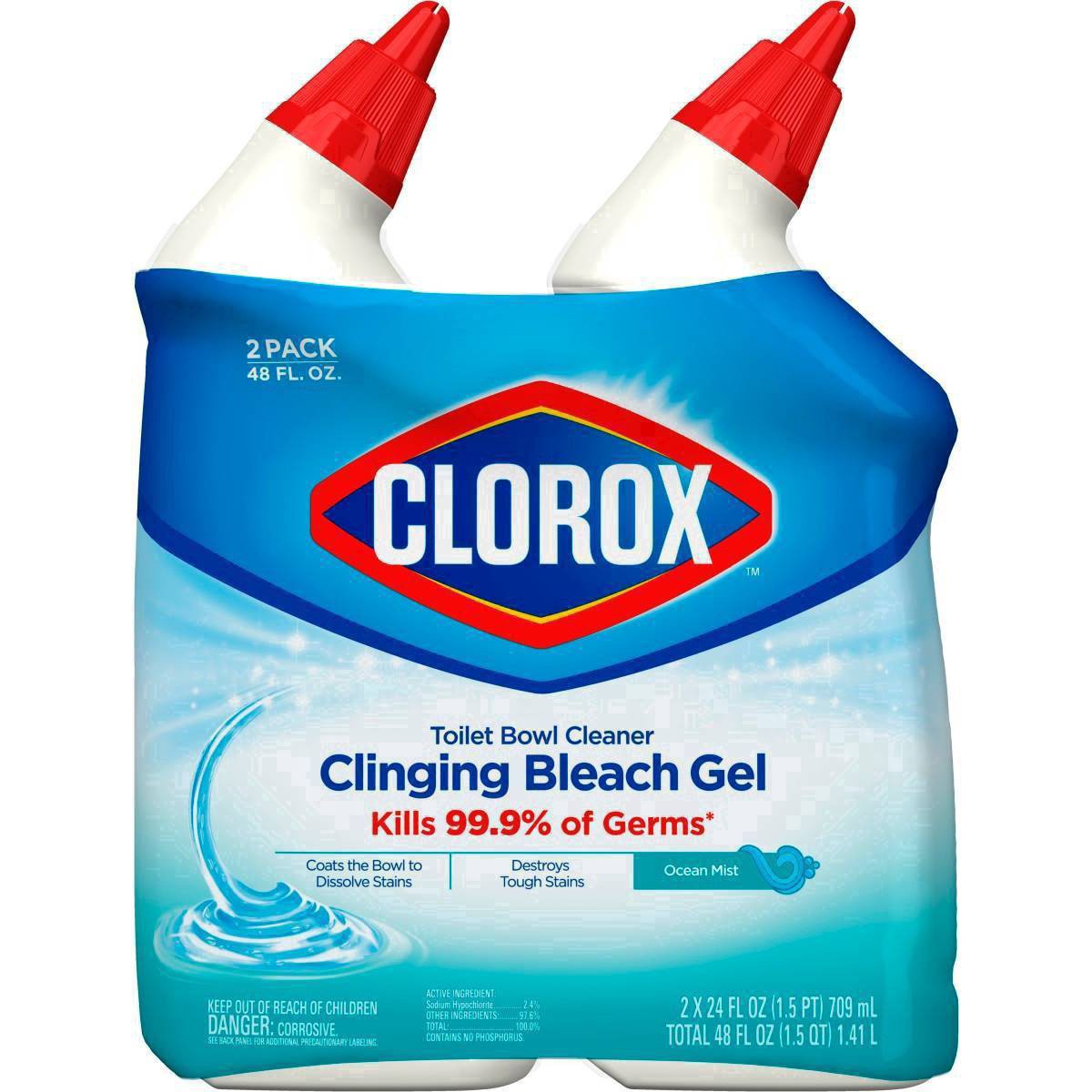 slide 10 of 85, Clorox Toilet Bleach Gel 2 Pk, 