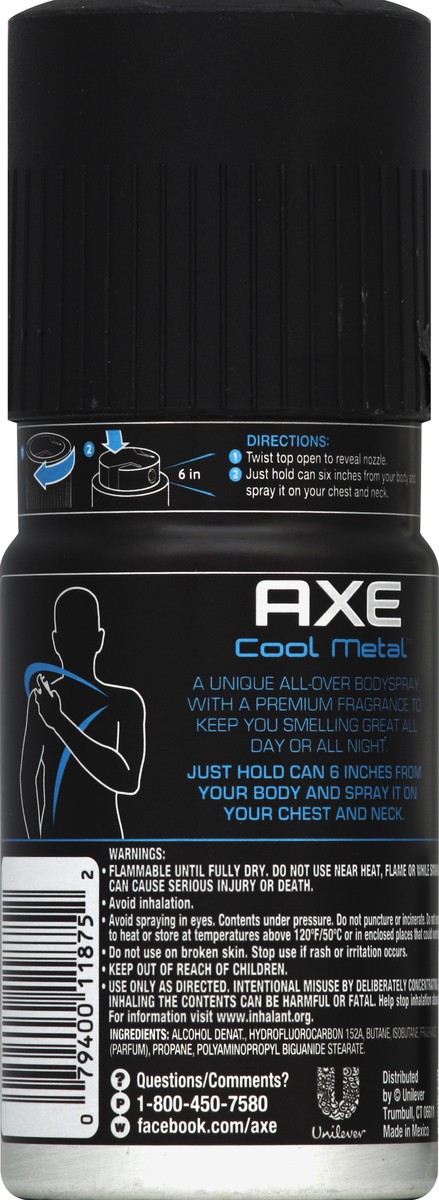 slide 2 of 3, AXE Bodyspray 4 oz, 4 oz