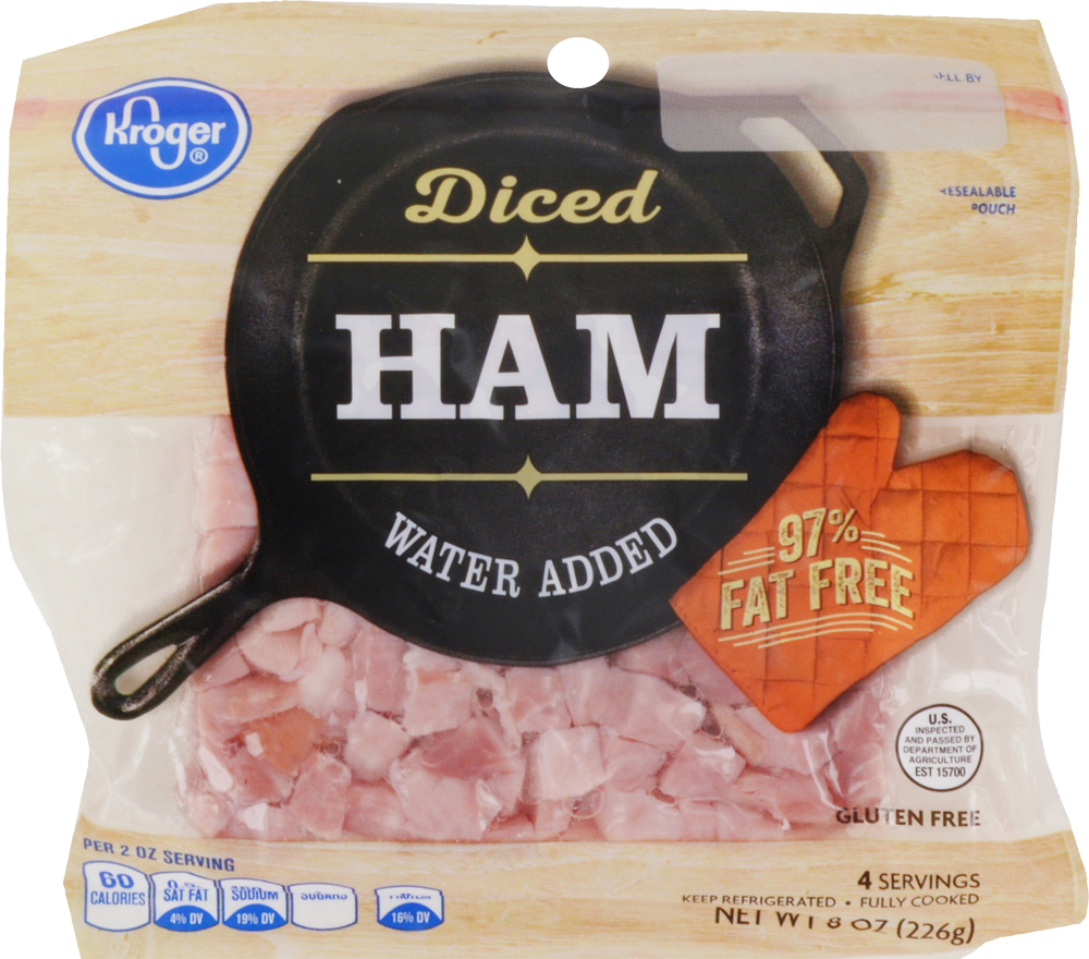 slide 1 of 3, Kroger Cubed Ham, 8 oz