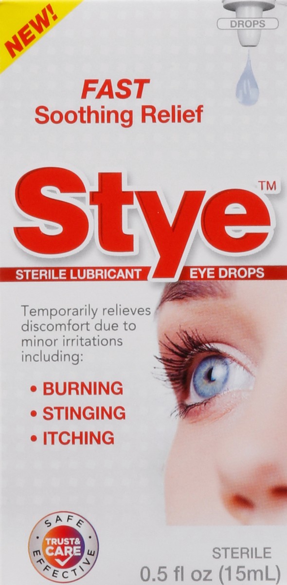 slide 12 of 13, Stye Lubricant Eye Drops, 0.5 oz