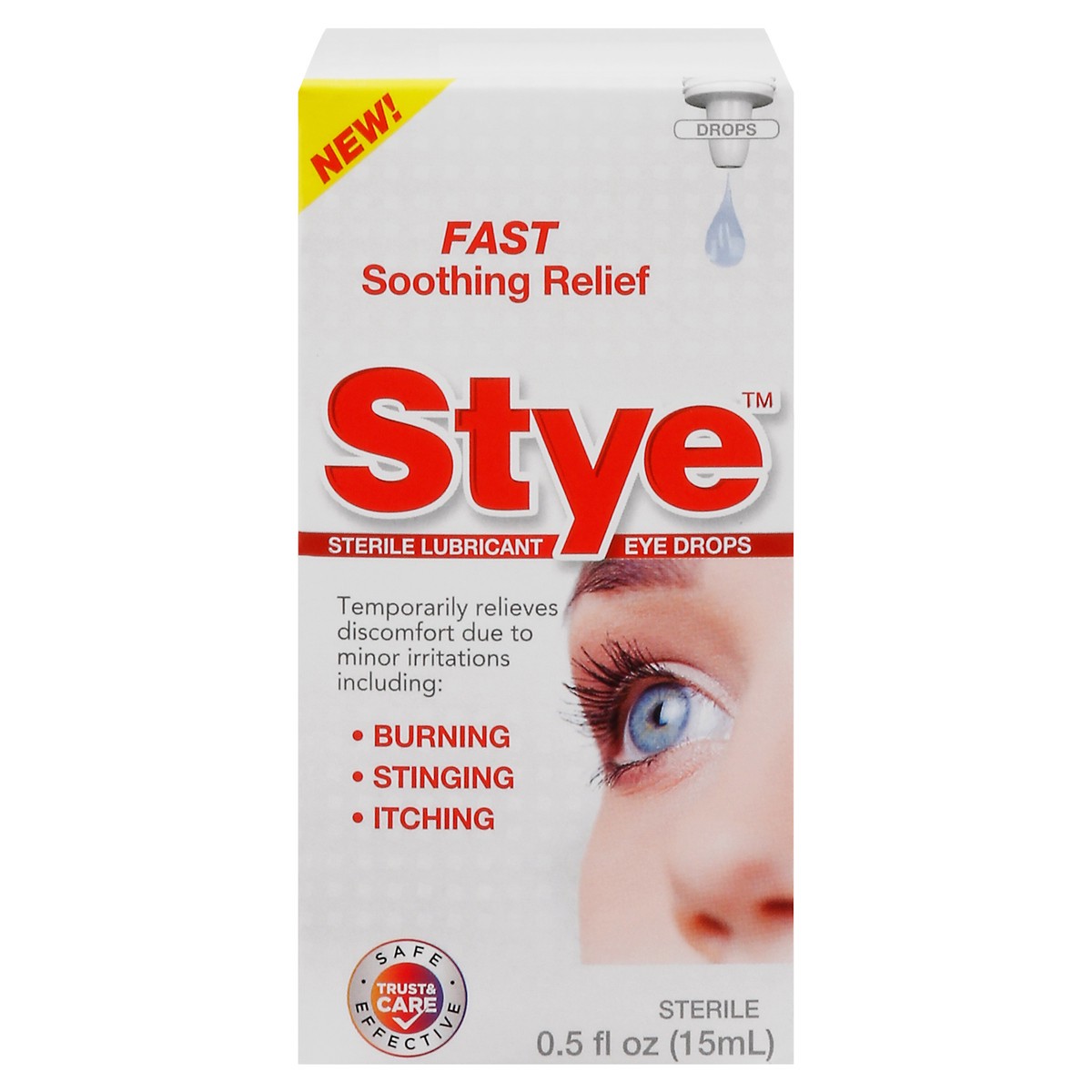 slide 1 of 13, Stye Lubricant Eye Drops, 0.5 oz