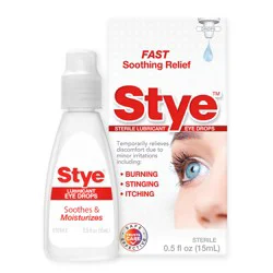 Stye Sterile Lubricant Eye Drops 0.5 fl oz
