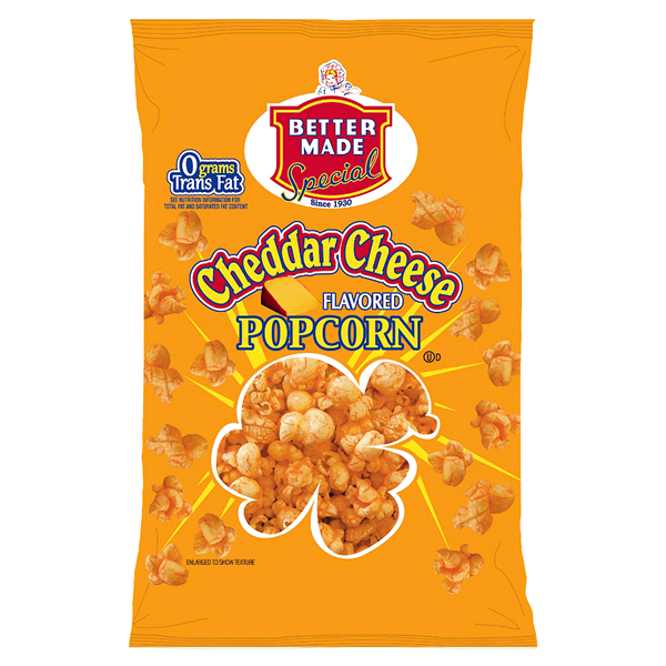 slide 1 of 1, Better Made Cheese Popcorn, 9 oz