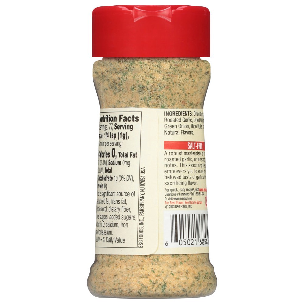 slide 4 of 6, Dash Seasoning Blend, Salt-Free, Ultimate Garlic, 2.7 oz