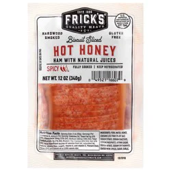 Frick's Quality Meat Biscuit Cut Hot Honey Ham - 12 oz