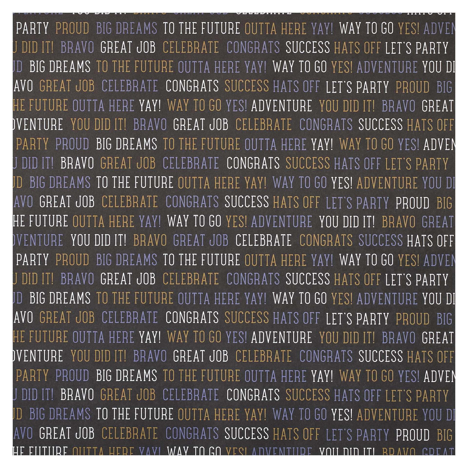 slide 4 of 4, Graduation Double-Sided Cardstock Paper By Recollections, 12" X 12", 12 in x 12 in