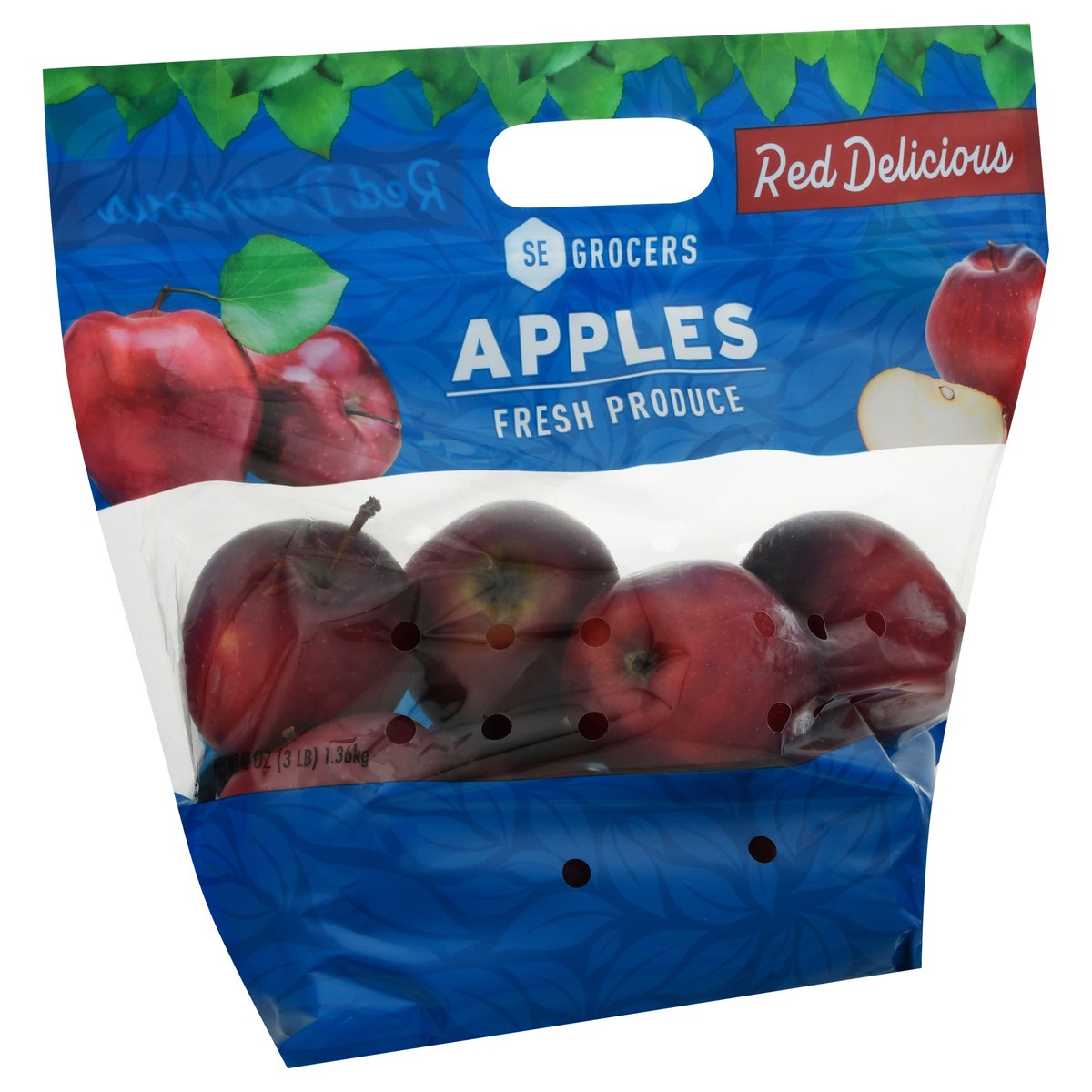 slide 9 of 9, SE Grocers Red Del Apples 3lb, 3 lb