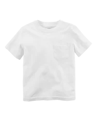 Carter's Baby Solid Short-Sleeve Pocket Tee - White White 12M