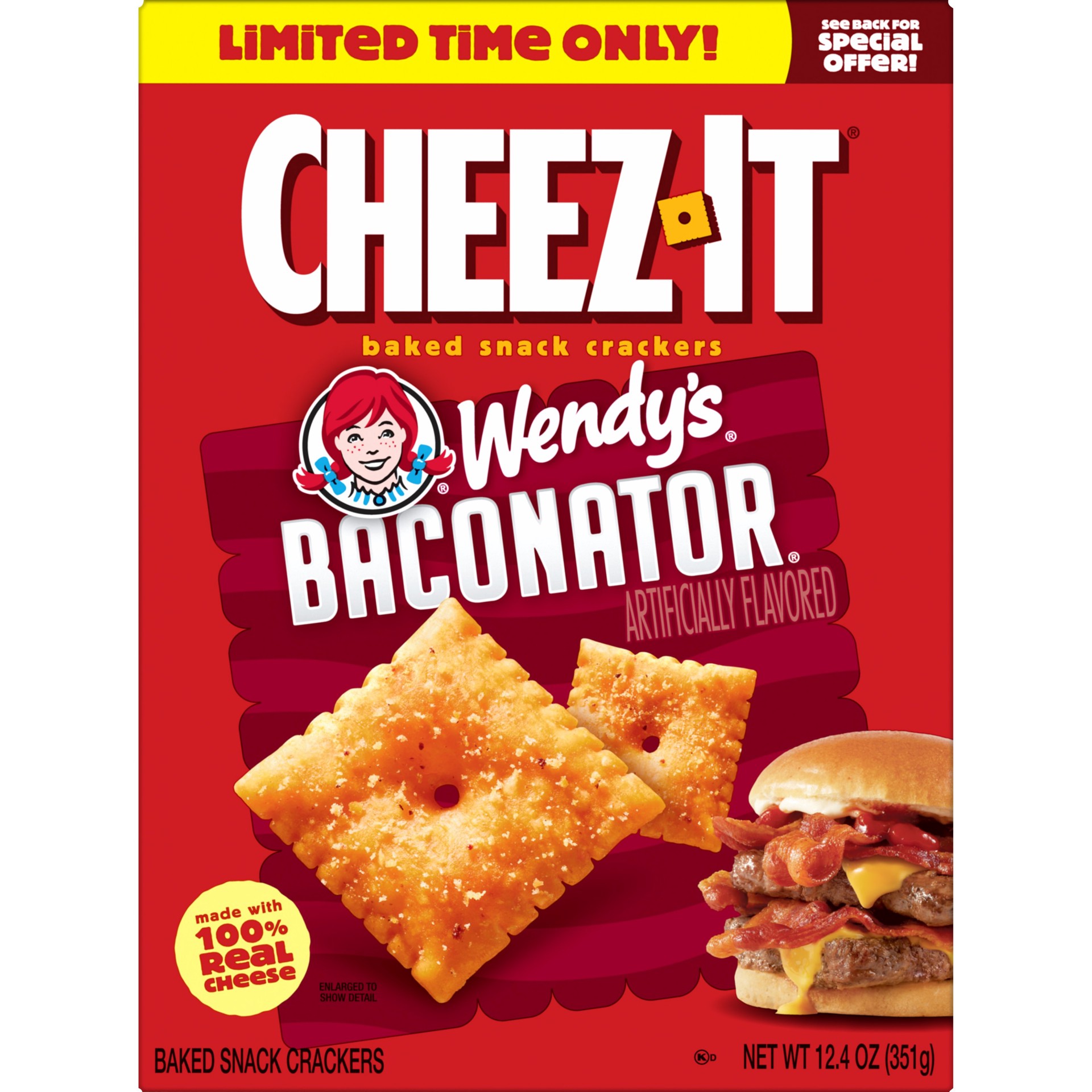 slide 2 of 6, Cheez-It Crackers Baconator 12.4oz, 12.4 oz