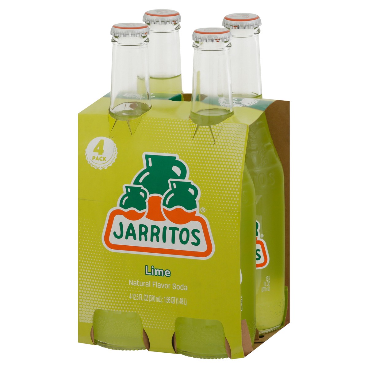 slide 6 of 9, Jarritos Lime Soda - 4 ct, 4 ct