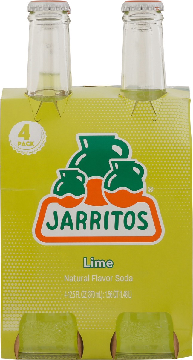 slide 4 of 9, Jarritos Lime Soda - 4 ct, 4 ct