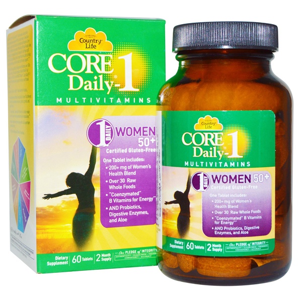 slide 1 of 1, Country Life Women 50+ Core One Daily Multi, 60 ct