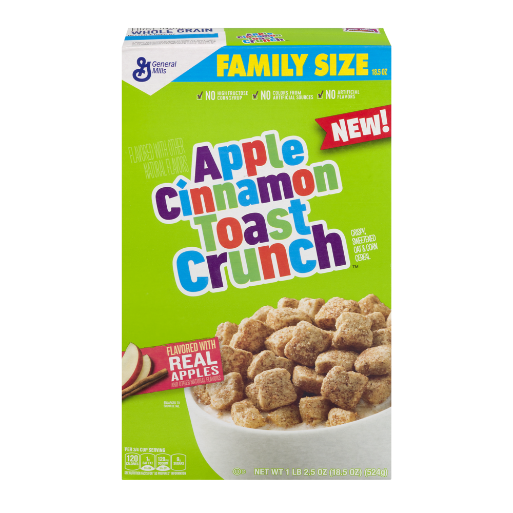 slide 1 of 1, Cinnamon Toast Crunch Cereal, 18.5 oz