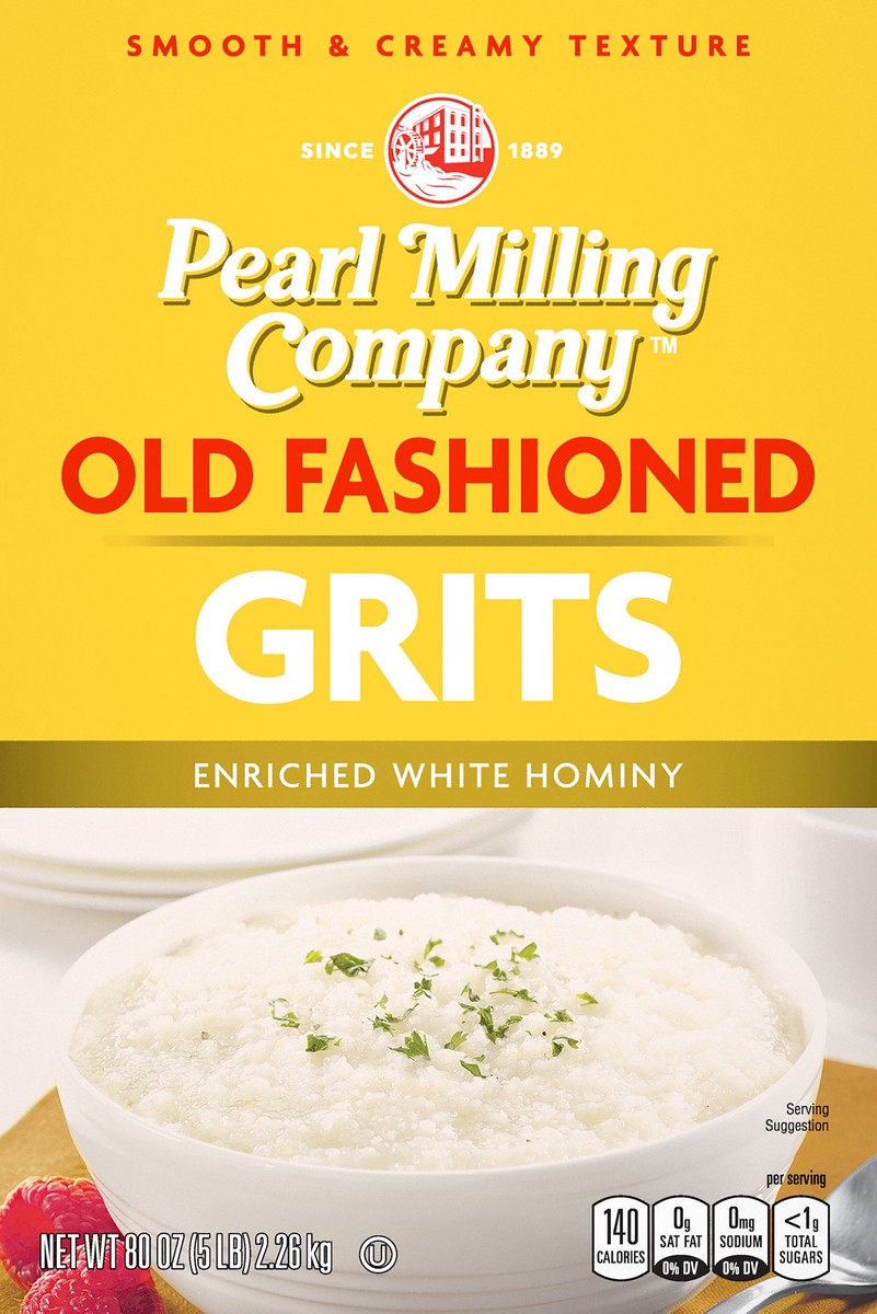 slide 3 of 6, Pearl Milling Company Old Fashioned Grits 80 oz, 80 oz