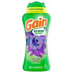 Gain In-Wash Laundry Scent Booster, Moonlight Breeze Scent, 24.0 OZ, Fresh Extender + Odor Protection
