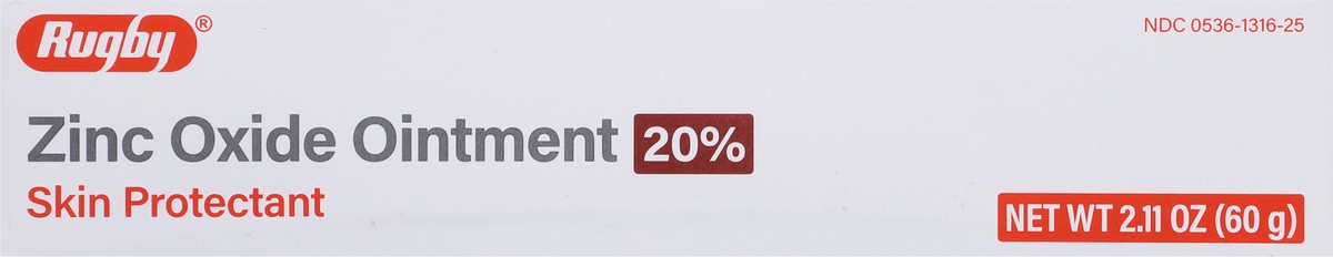 slide 10 of 12, Rugby Skin Protectant 20% Zinc Oxide Ointment 2.11 oz, 2.11 oz