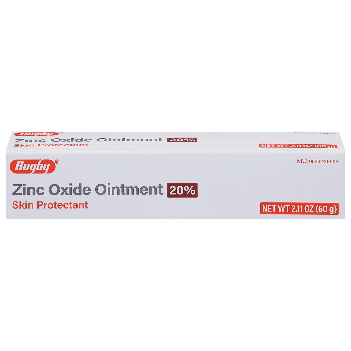 slide 1 of 12, Rugby Skin Protectant 20% Zinc Oxide Ointment 2.11 oz, 2.11 oz